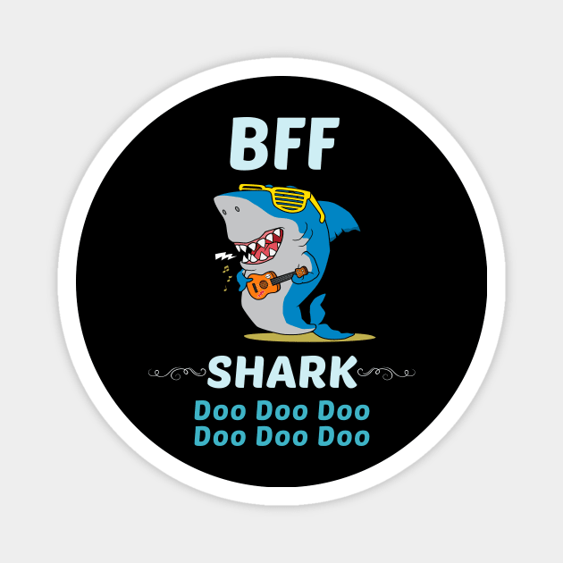 Family Shark 2 BFF Magnet by blakelan128
